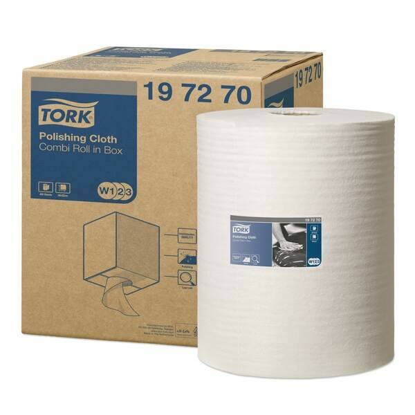 197270 Tork premium Poliertuecher Kombirolle im Karton
