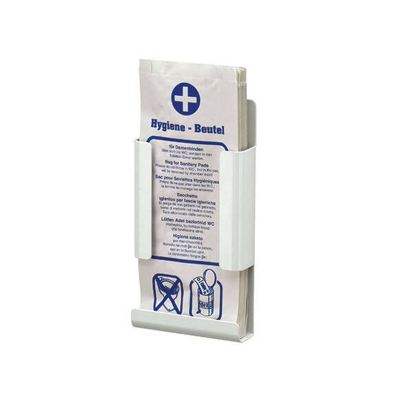rallopack hygienebeutelhalter aluminium papierbeutel weiss wandmontage rallopack hygienebeutelhalter aluminium papierbeutel weiss wandmontage