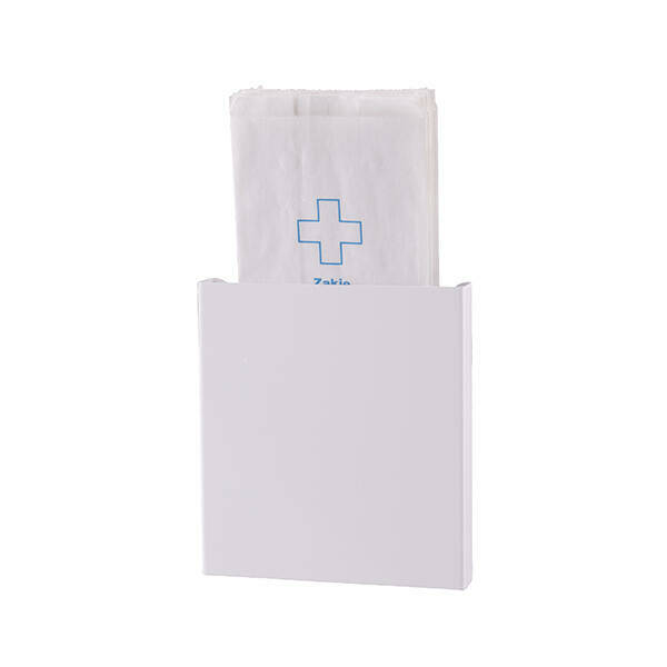 rallopack hygienebeutelhalter weiss edelstahl wandmontage