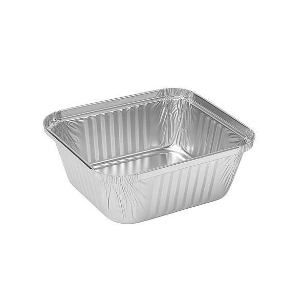 rallopack aluschale 451ml silber 144x12cm