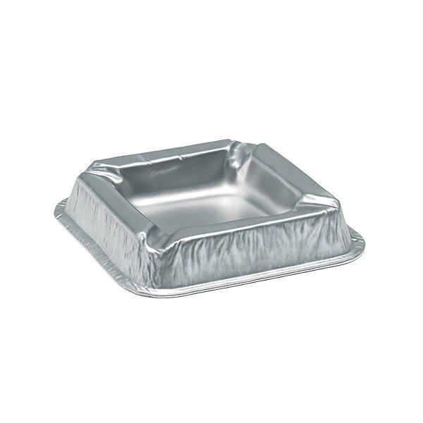 rallopack aschenbecher 125x125mm silber