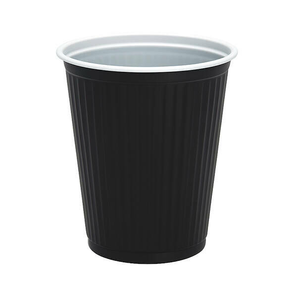 rallopack automatenbecher 1 8dl schwarz plastikbecher