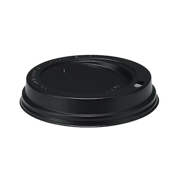 rallopack deckel kaffeebecher schwarz 80mm kunststoff ps to go