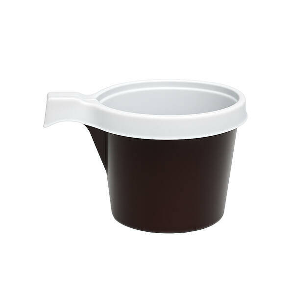 rallopack einweg kaffeetasse 1 8dl braun weiss ps kunststoff