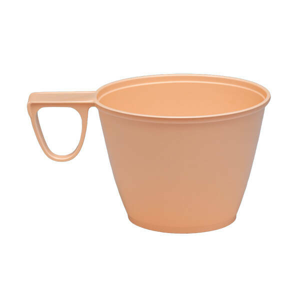 rallopack kaffeetasse 1 6dl beige ps kunststoff einweg mit henkel