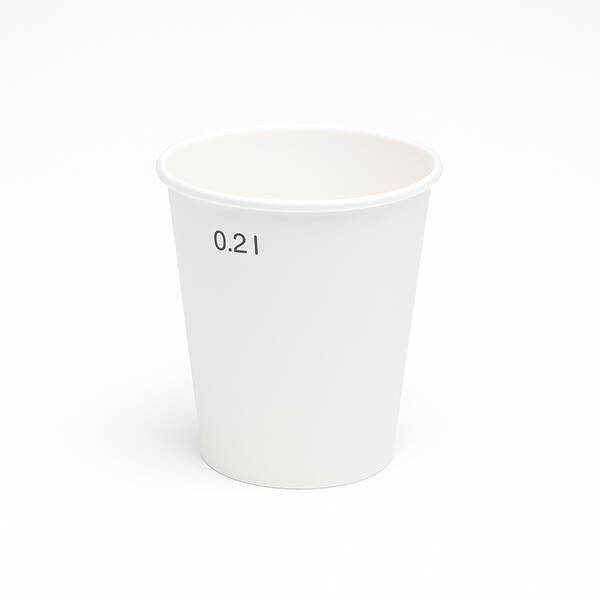 rallopack trinkbecher 2dl kartonbecher weiss laminiert