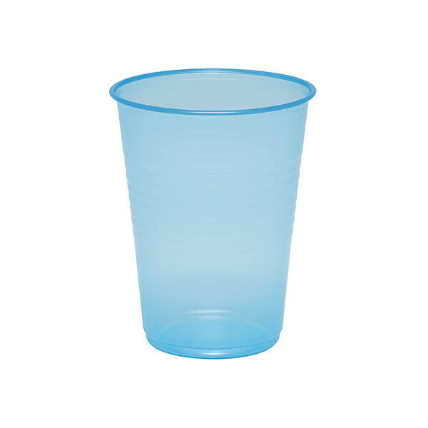 rallopack trinkbecher 2dl pp blau bluecup einwegbecher