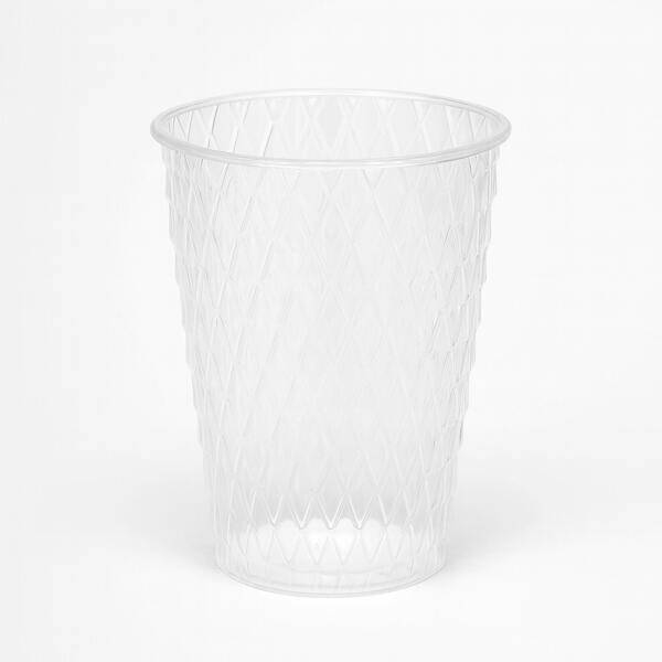 rallopack trinkbecher 2dl ps struktur transparent einwegbecher