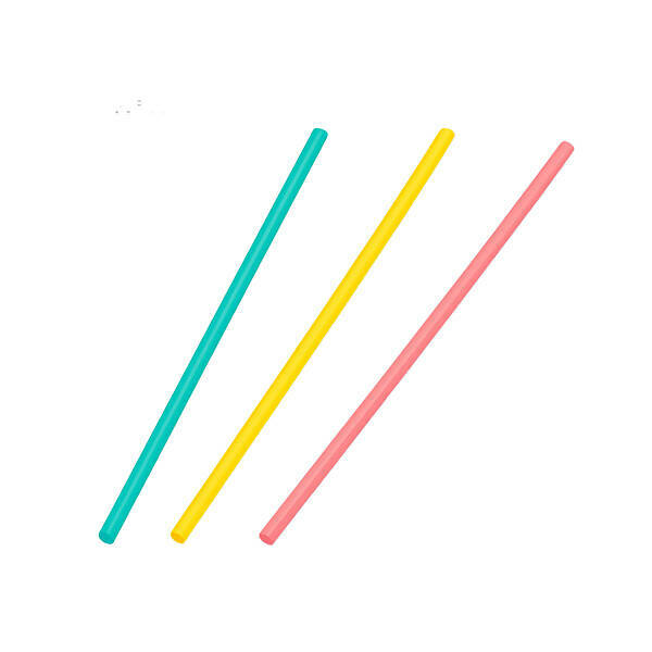 rallopack trinkhalme 60cm farbig 8mm kunststoff