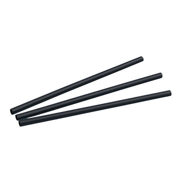 rallopack trinkhalme schwarz 25cmlang kunststoff durchmesser8cm