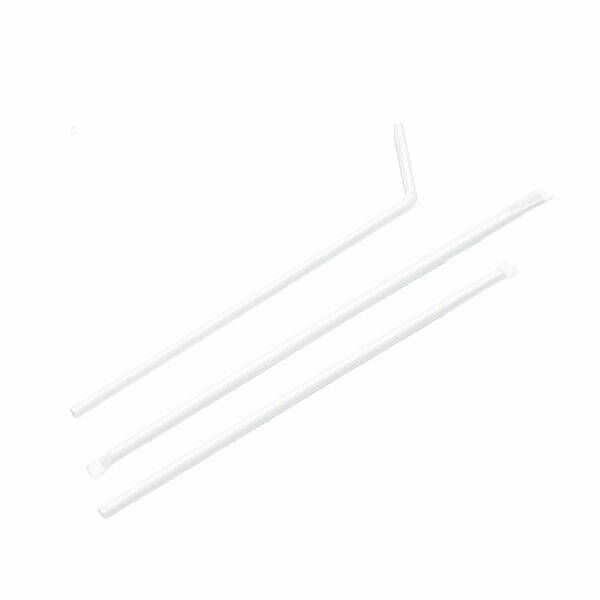 rallopack trinkhalme weiss 24cm biegsam gehuelst