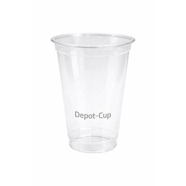 rallopack trinkbecher depot cup mehrwegbecher rpet 5dl transparent bedruckt