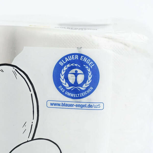 Goldeimer Toilettenpapier 150 Blatt pro Rolle - 100 prozent Recycling-Papier Blauer Engel Goldeimer Toilettenpapier 150 Blatt pro Rolle - 100 prozent Recycling-Papier Blauer Engel