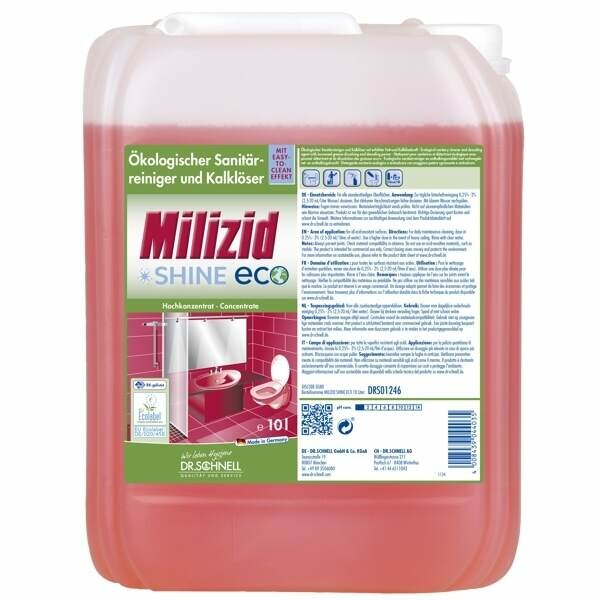 rallopack milizid shine eco sanitaerreiniger 10l dr schnell 136
